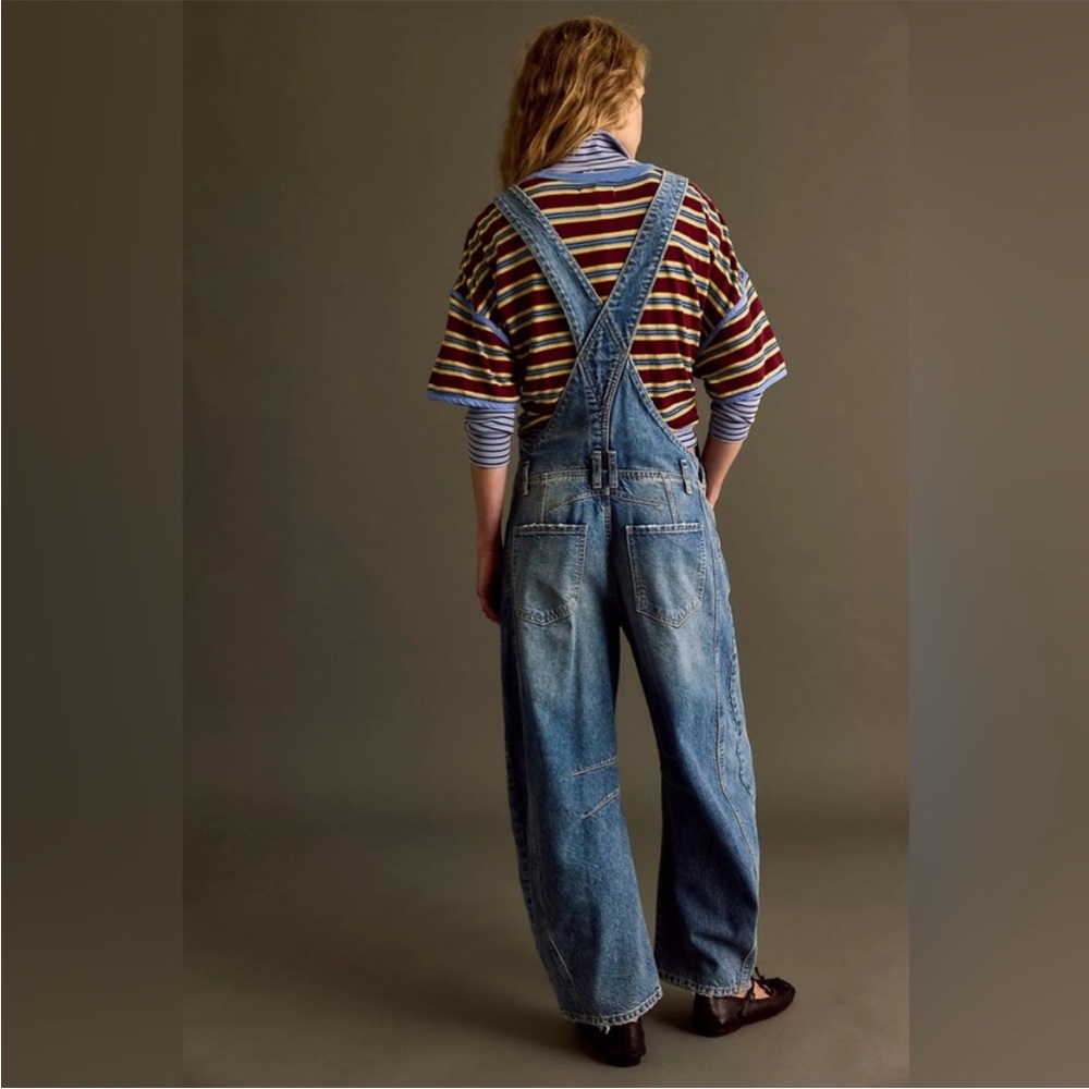 We The Free Good Luck Barrel Overalls • Size L • Ultra Light Beam - Picture 4 of 16